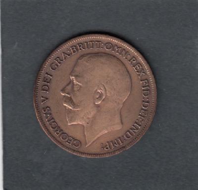 Beschrijving: 1 Penny  GEORGIUS V